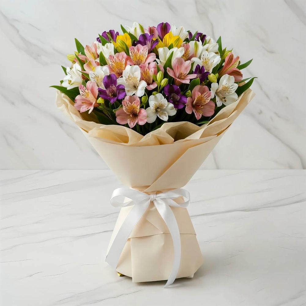 Букет цветов из: Альстромерии в Кикнур