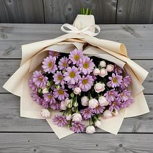 Букет цветов из:  Розы и Хризантемы в Кикнур