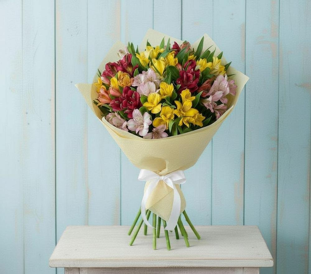 Букет цветов из: Альстромерии в Кикнур