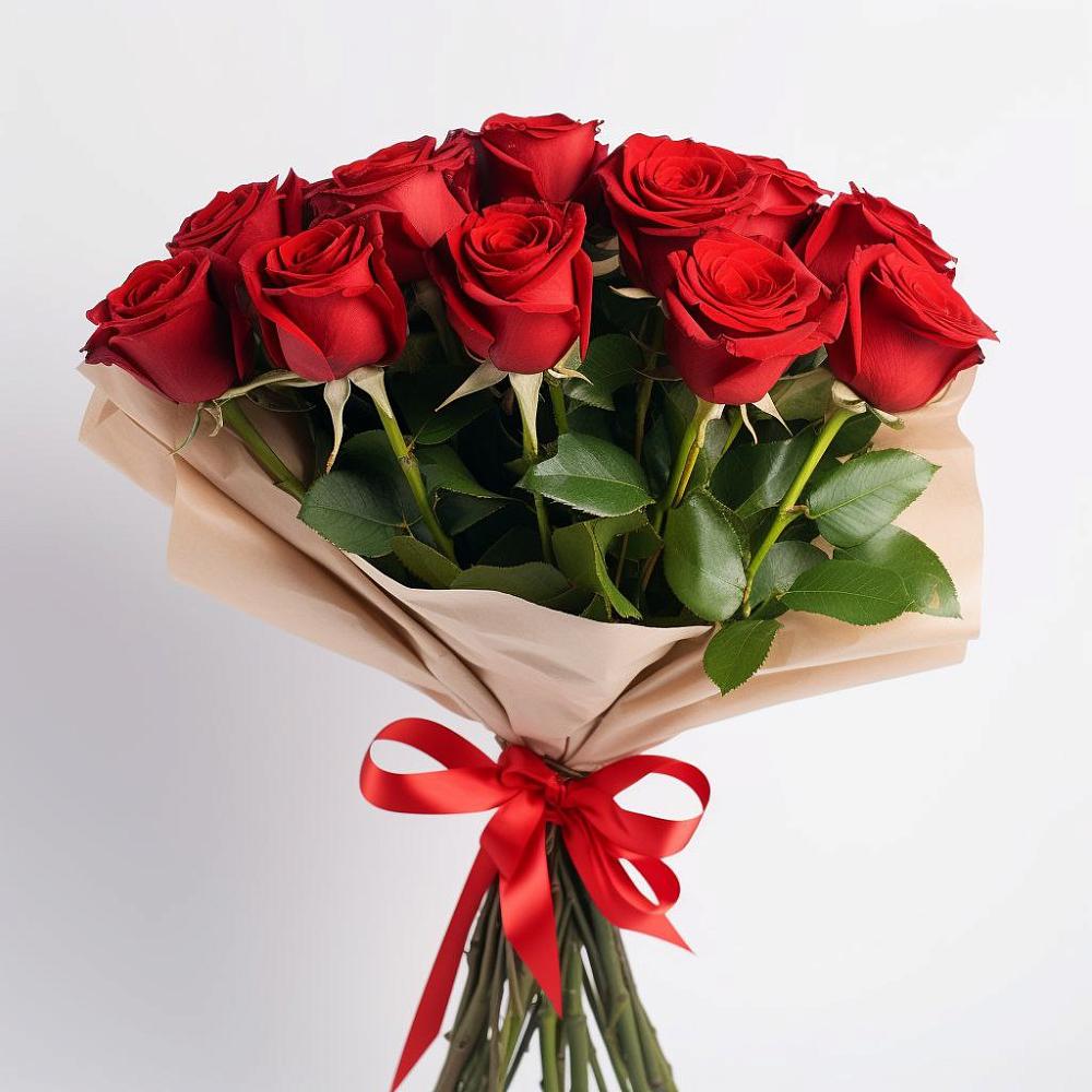 Букет 11 Красных роз Эдлесс Лав в Кикнур