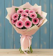 Букет цветов из:  Герберы #REPLACE_PRED# Кикнур