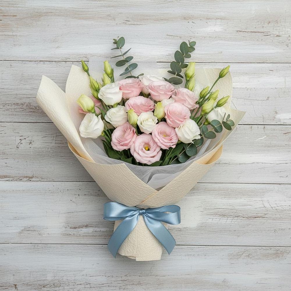 Букет цветов из: Лизиантусы в Кикнур